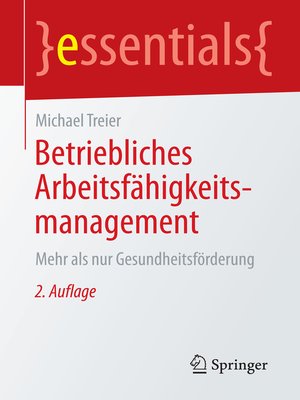 cover image of Betriebliches Arbeitsfähigkeitsmanagement